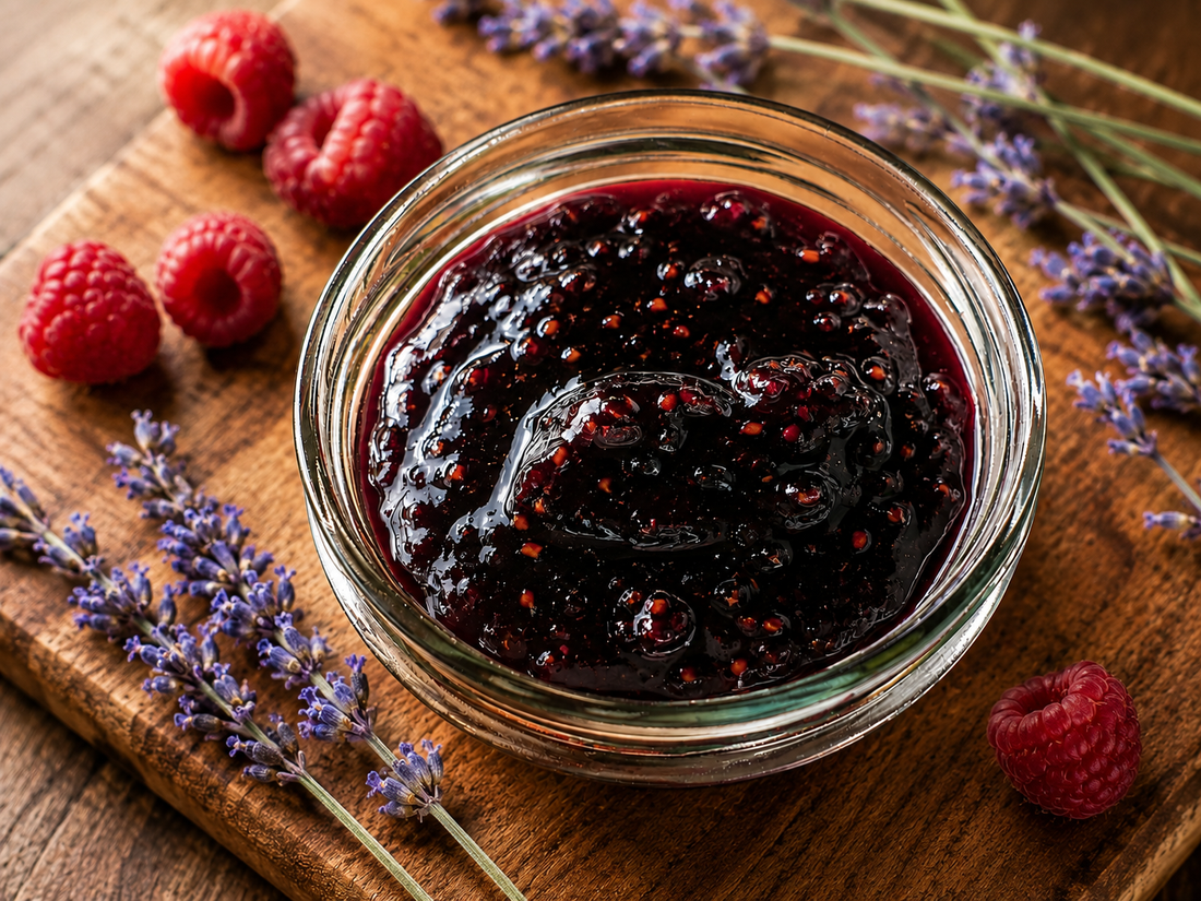 Raspberry & Lavender Balsamic Jam