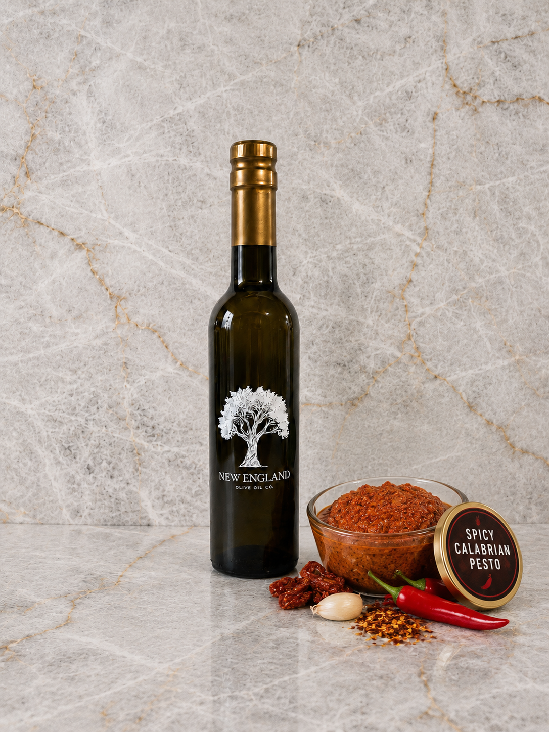 Spicy Calabrian Pesto Extra Virgin Olive Oil